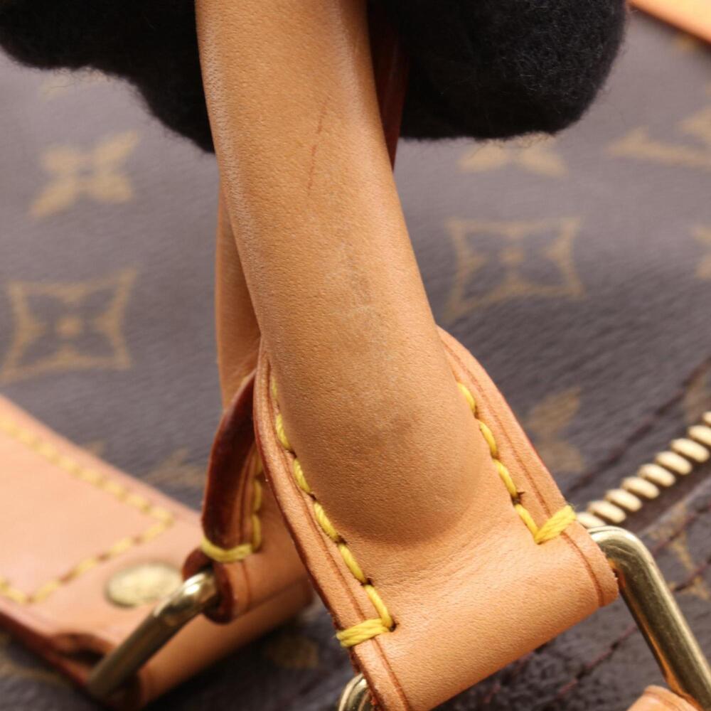 LOUIS VUITTON Brown Monogram Leather Keepall 50 Boston Bag - Picture 7 of 8